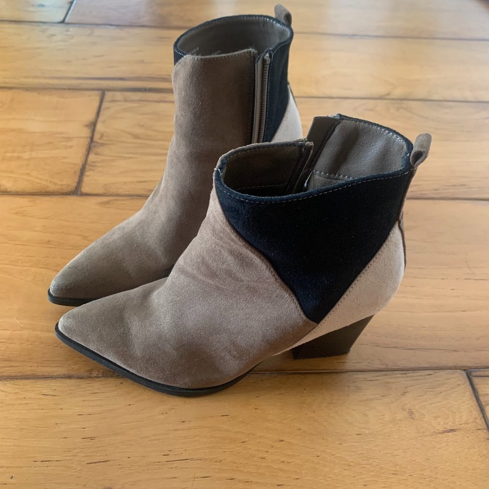 Just Fab Kit Color Ankle Booties